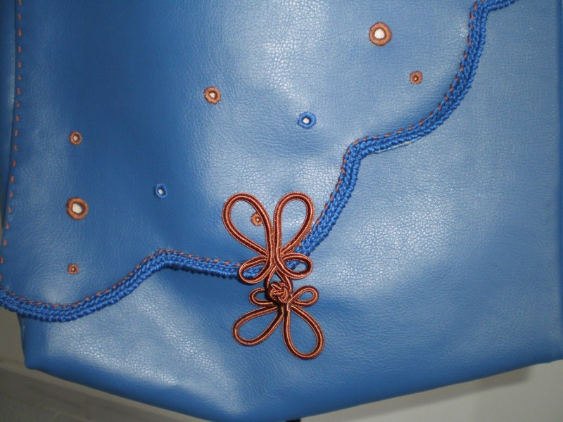 Handbag - Canvas and fabric faux-leather