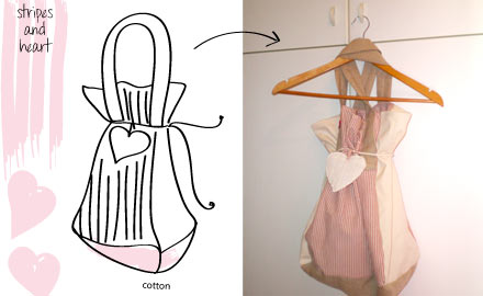 Sketches and realisation of the hand sewed Romantic bag