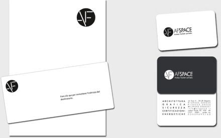 AF space - Corporate identity for an architect