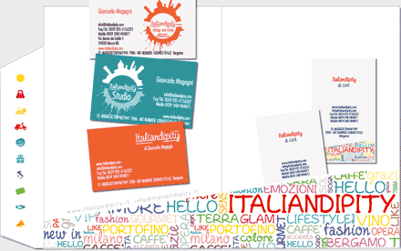 Italiandipity - Business cards and folder