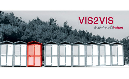 Flyer for Vis2vis Company - front view