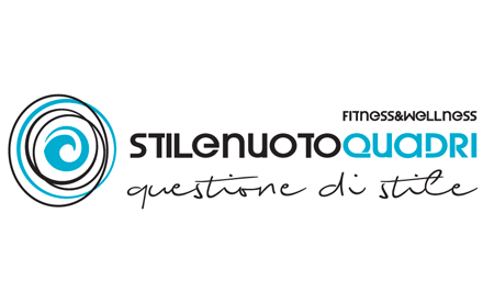 Stile Nuoto Quadri - Logotype and claim definition for a fitness and wellness center in Bergamo area